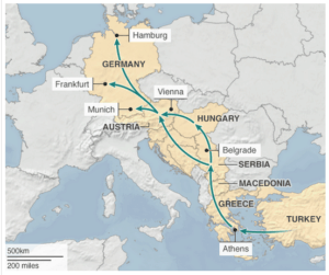 EUROPE MAP for MIGRANTS